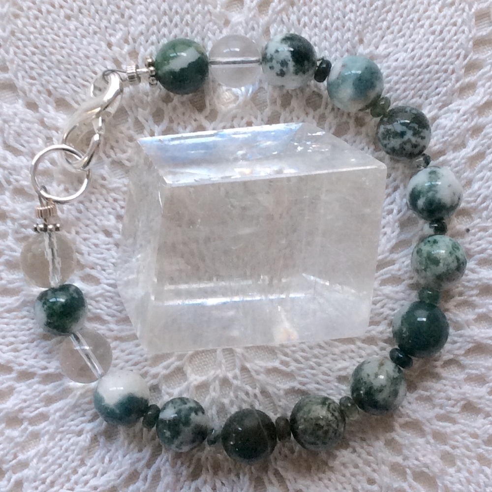 moss agate ⭐️ tree agate ⭐️ bracelet ⭐️